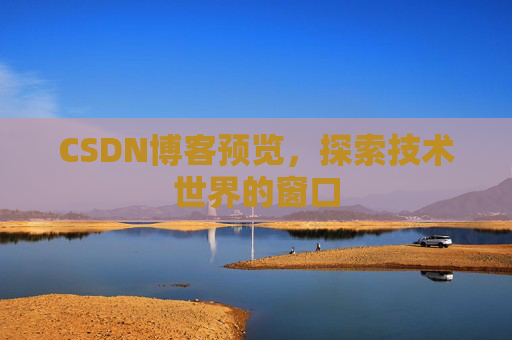 CSDN博客预览，探索技术世界的窗口
